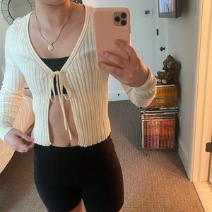 Abercrombie Tie Front Top